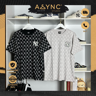 (Auth) Áo Thun New Era x MLB Monogram Ny Đen CODE: 13535168 - 13535169 - 19500182 - Async Studio