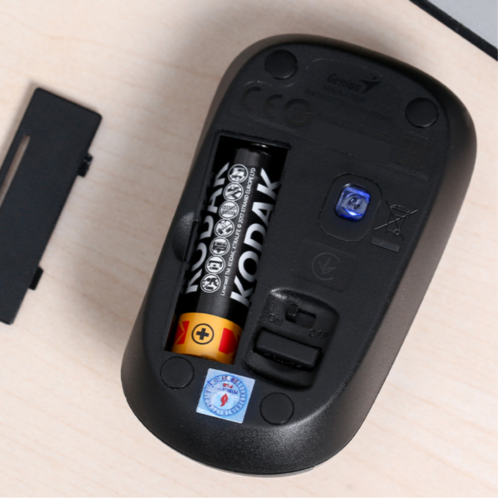 Chuột Không Dây Wireless Genius NX-7005 3 Mức DPI 800, 1200, 1600  - Hàng Chính Hãng