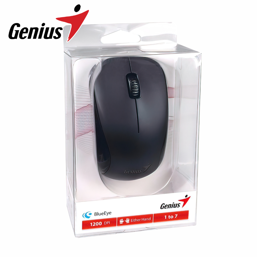 Chuột Không Dây Wireless Genius NX-7000X 3 Mức DPI 800, 1200, 1600 - Hàng Chính Hãng