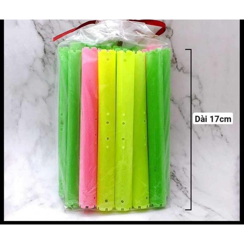 Trục lạnh uốn xoăn xù mì, xoăn hippie dài 17cm