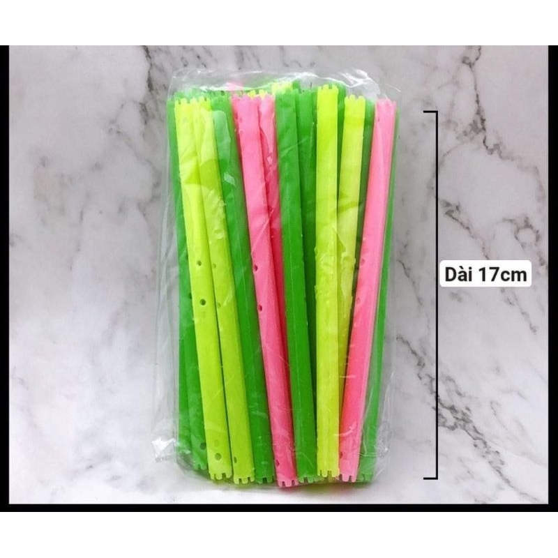 Trục lạnh uốn xoăn xù mì, xoăn hippie dài 17cm