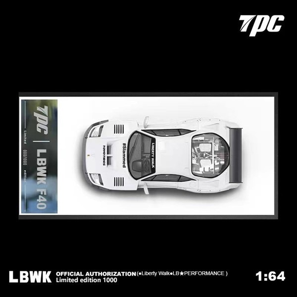 Mô hình xe Ferrari F40 Liberty Walk LBWK tỉ lệ 1:64 TPC - Inno64