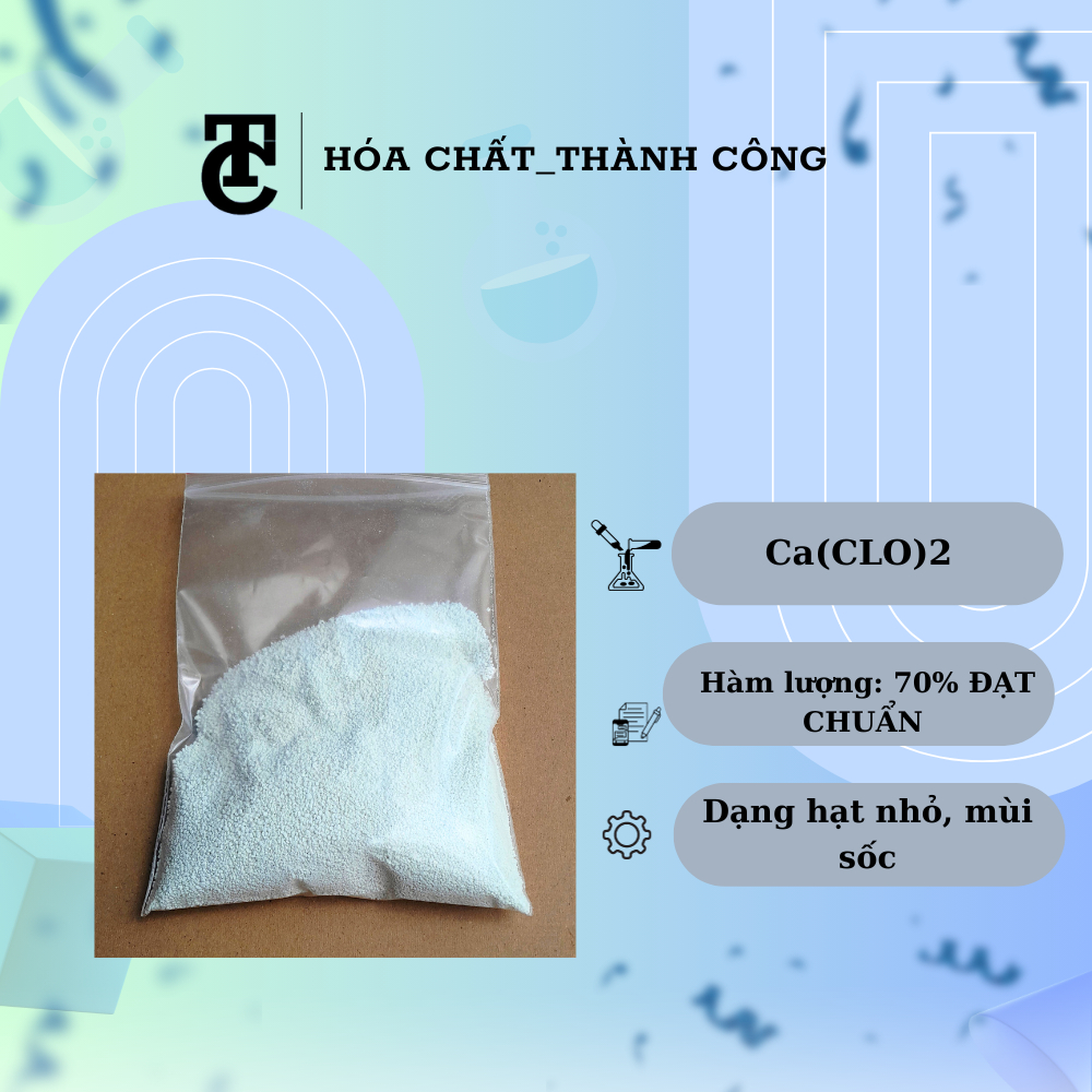Chlorine - Clorin Xử Lý Nước Hồ Bơi, Bột Tẩy Rong Rêu, Khử Trùng  500g.