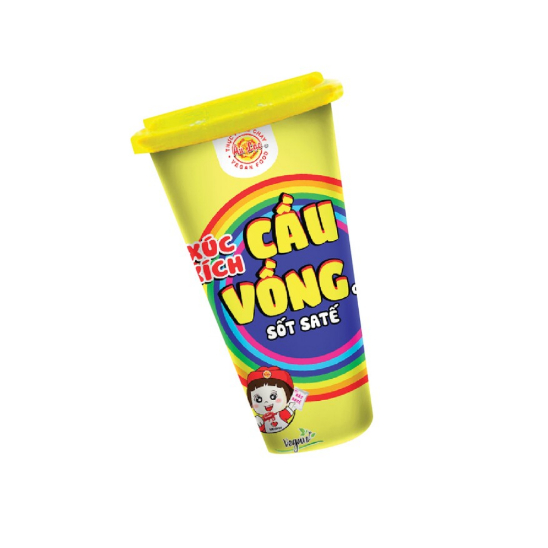 Xúc Xích Cầu Vồng Sốt Satế Âu Lạc 70g