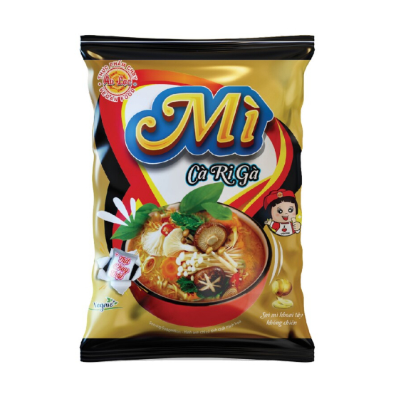 Mì Cà Ri Gà chay Âu Lạc 72g Gói