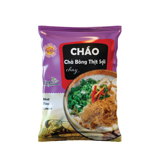 Cháo Chà Bông Thịt Sợi chay Âu Lạc 55g gói