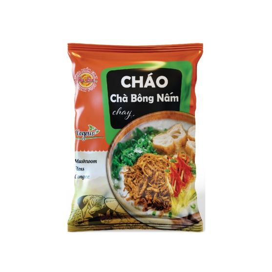 Cháo Chà Bông Nấm chay Âu Lạc 55g Gói