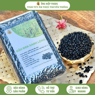 1kg hạt đậu đen / đỗ đen xanh lòng thuần chủng - dùng nấu chè, trà, cháo - ông hiệp foods