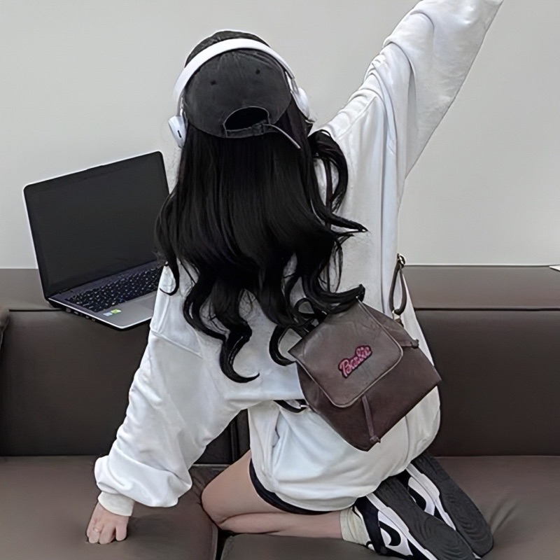 Balo mini dây rút Barbie Butterfly