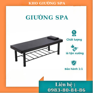 Giường spa, giường massage body - Chân sắt cao cấp, chắc chắn