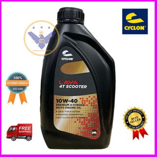 Dầu nhớt xe tay ga cao cấp Cyclon Scooter 4T 10W-40 lon 800ml - nhập khẩu Châu Âu