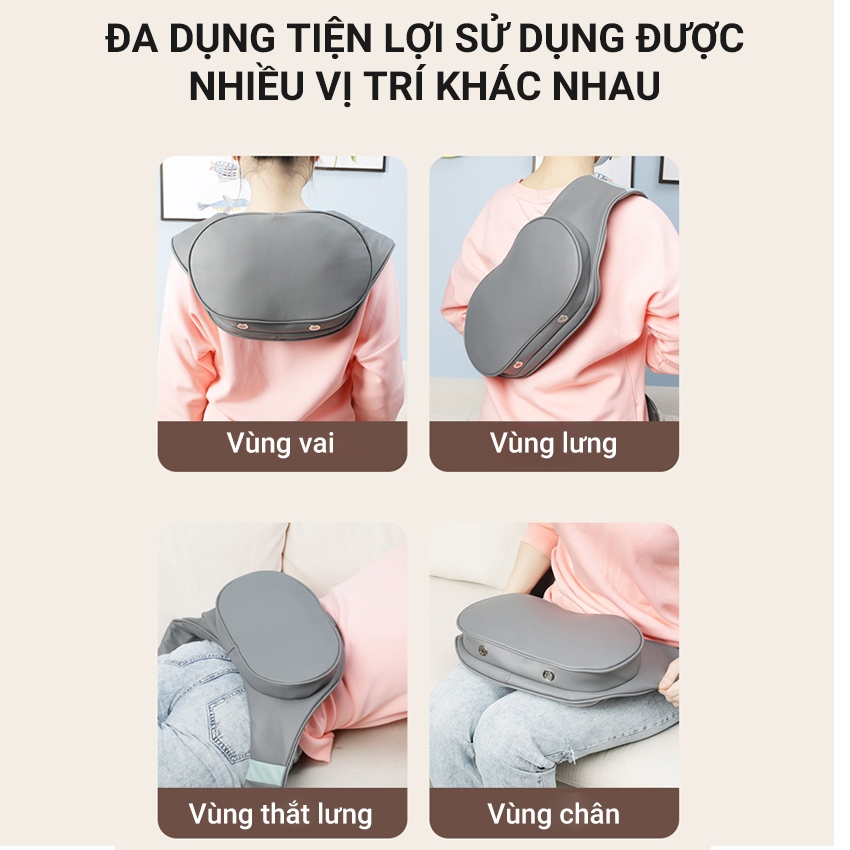 Máy Đấm Lưng cao cấp với 2 lựa chọn, Massage cổ vai gáy thư giãn đa năng