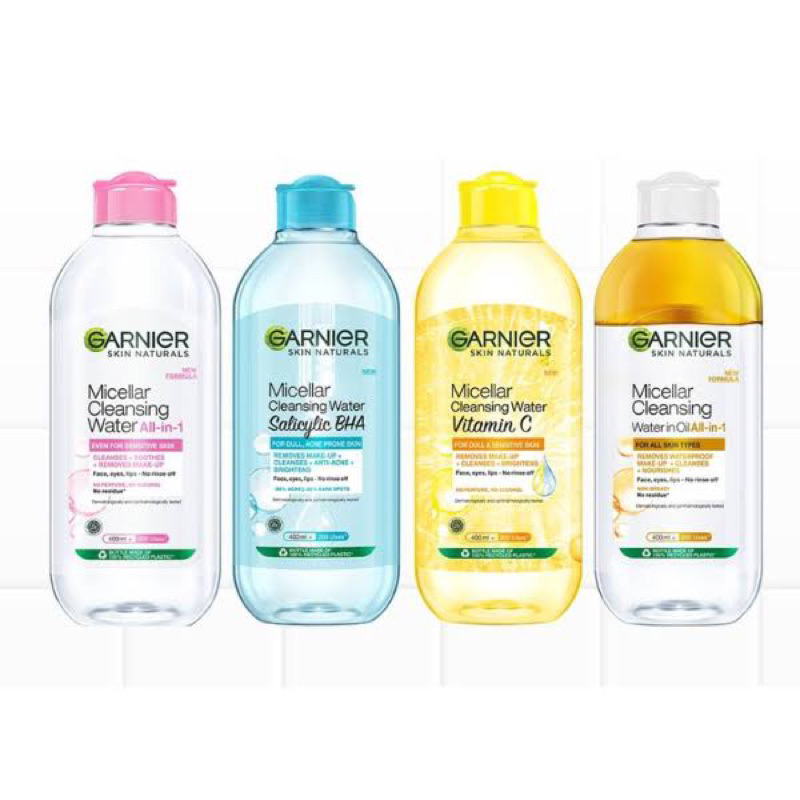 Nước tẩy trang gảnie đủ màu dành cho mọi loại da