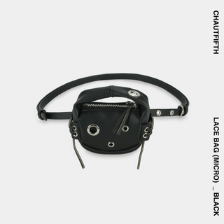 Túi xách micro lace màu đen - chautfifth