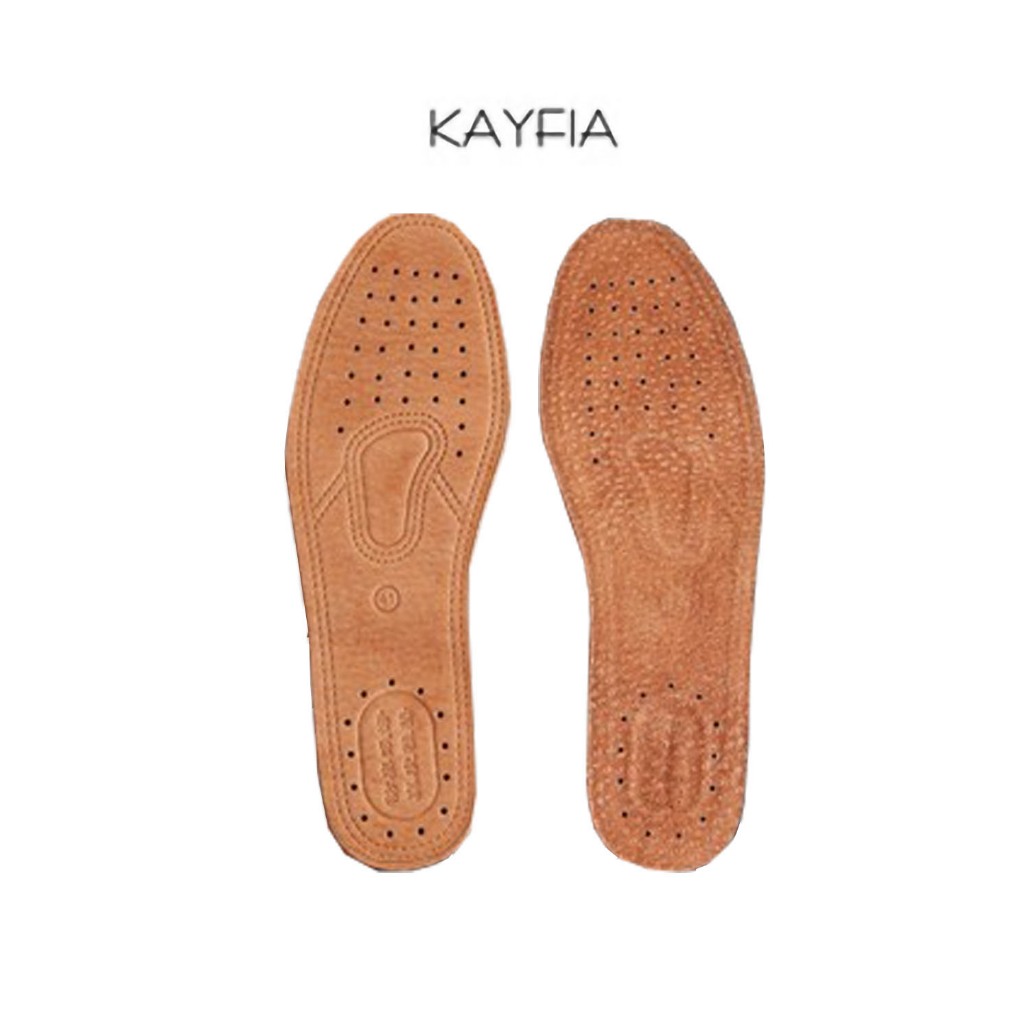 Cặp lót giày công sở da heo KAYFIA thoáng khí, giảm mồ hôi chân size 39,40,41,42,43,44