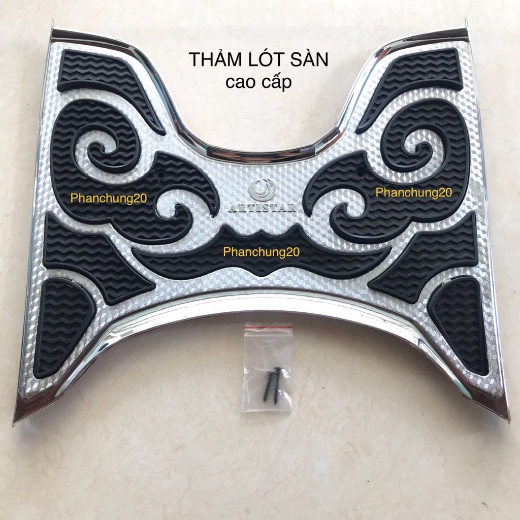 THẢM ĐỂ CHÂN  DÙNG CHO ĐỜI XE SHMODE 2020 2021 2022 2023 2024 CACBON / SU / CROM