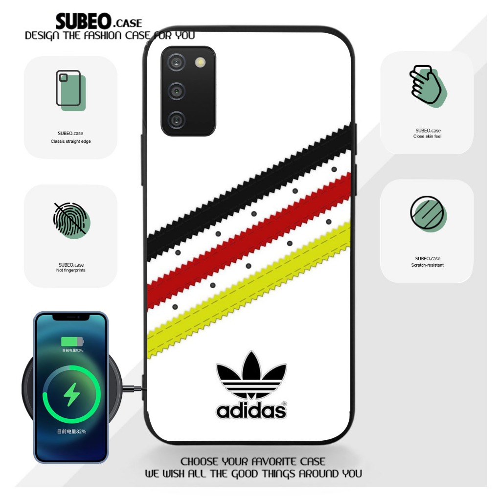 ốp lưng A03S,A02S Adidas Chống sốc cạnh viền vuông mềm dẻo cho samsung