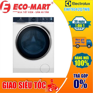Máy giặt electrolux ewf9042q7wb inverter 9 kg mới 2021
