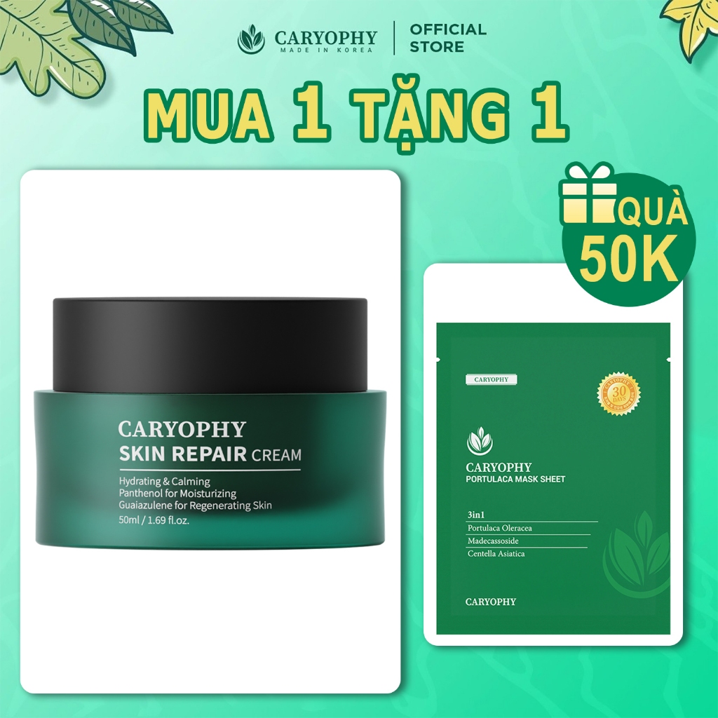 Kem dưỡng ẩm phục hồi Caryophy Skin Repair Cream 50ML
