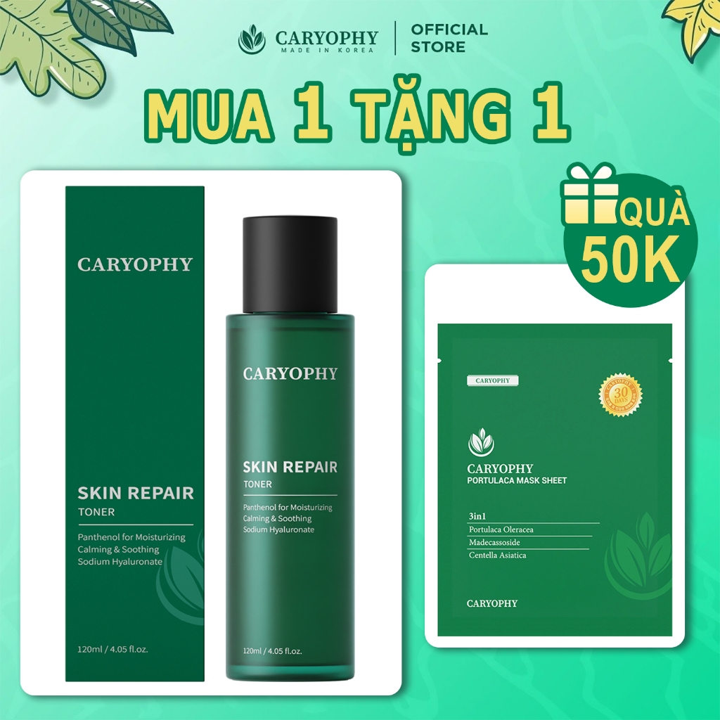 Nước Cân Bằng Toner Caryophy Skin Repair Phục Hồi Da Caryophy 120ML