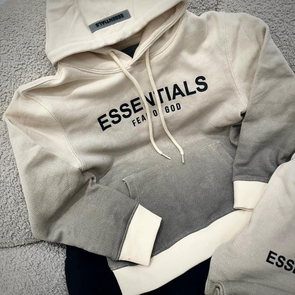 Bộ nỉ áo hoodie essentials dư xịn bé trai