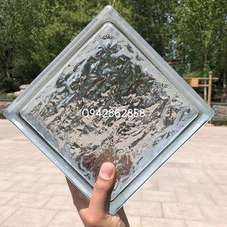 Gạch kính lấy sáng, gạch kiếng indo 19x19cm hopu-80toba
