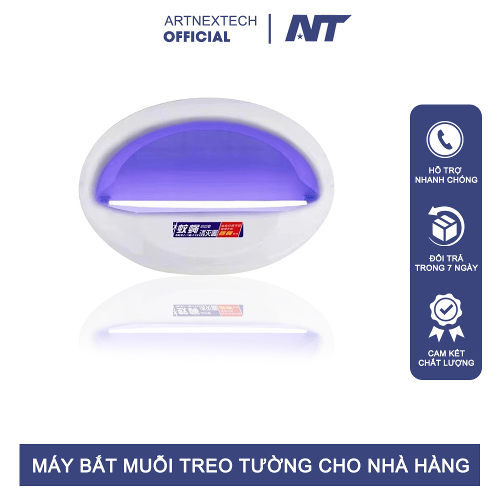 Đèn Bắt Muỗi Côn Trùng Treo Tường Sử Dụng Bẫy Dính Thông Minh Dùng Cho Nhà Hàng, Cửa Hàng, Gia Đình - ARTNEXTECH
