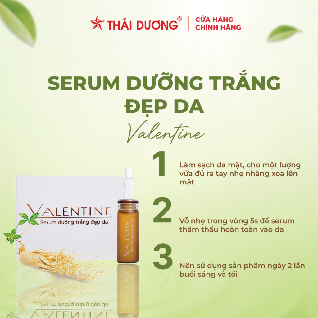 Serum Valentine chống nhăn tức thì 10ml - Sao Thái Dương