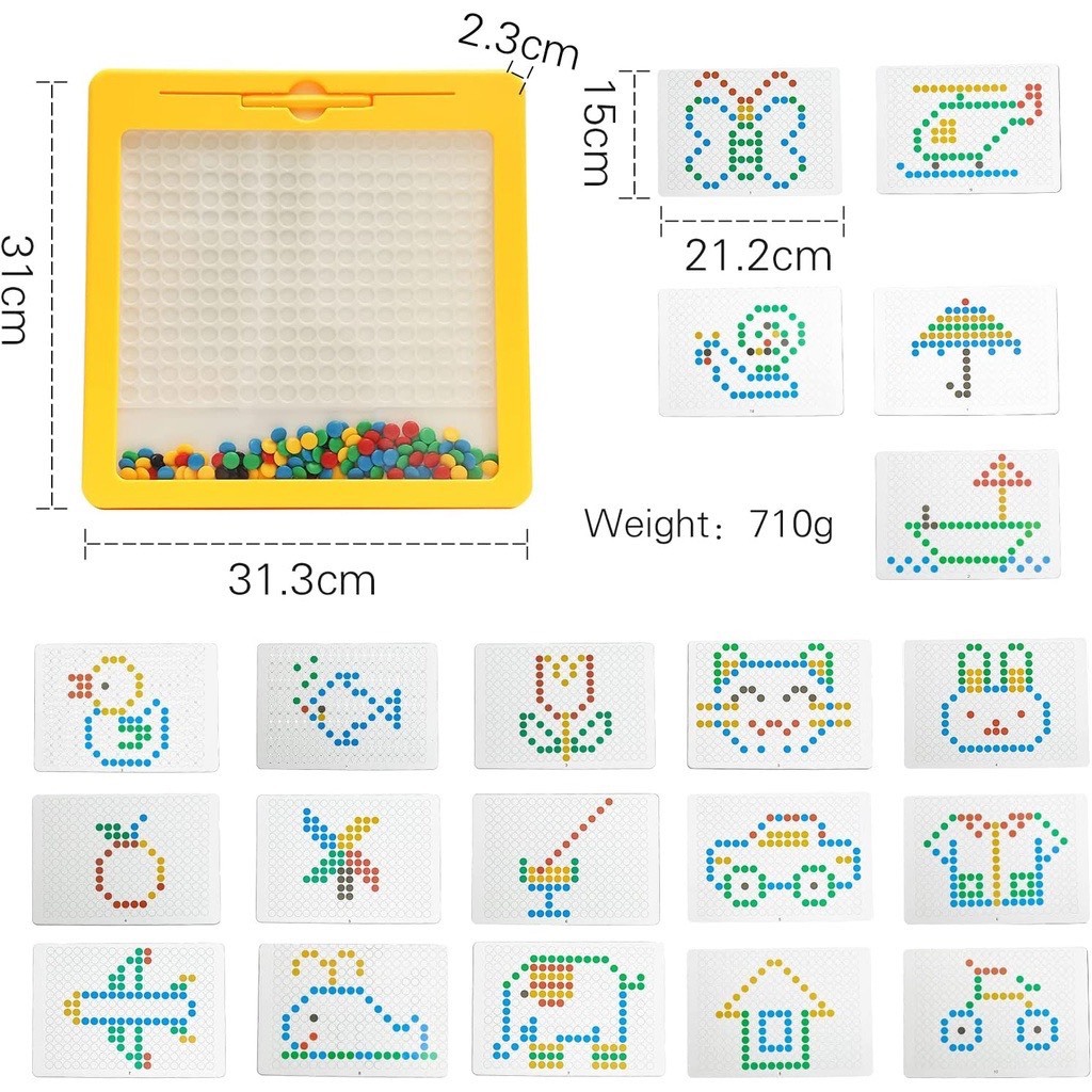 Bảng Vẽ Nam Châm Từ Tính Kèm Bút - Đồ Chơi Thông Minh Cho Bé -