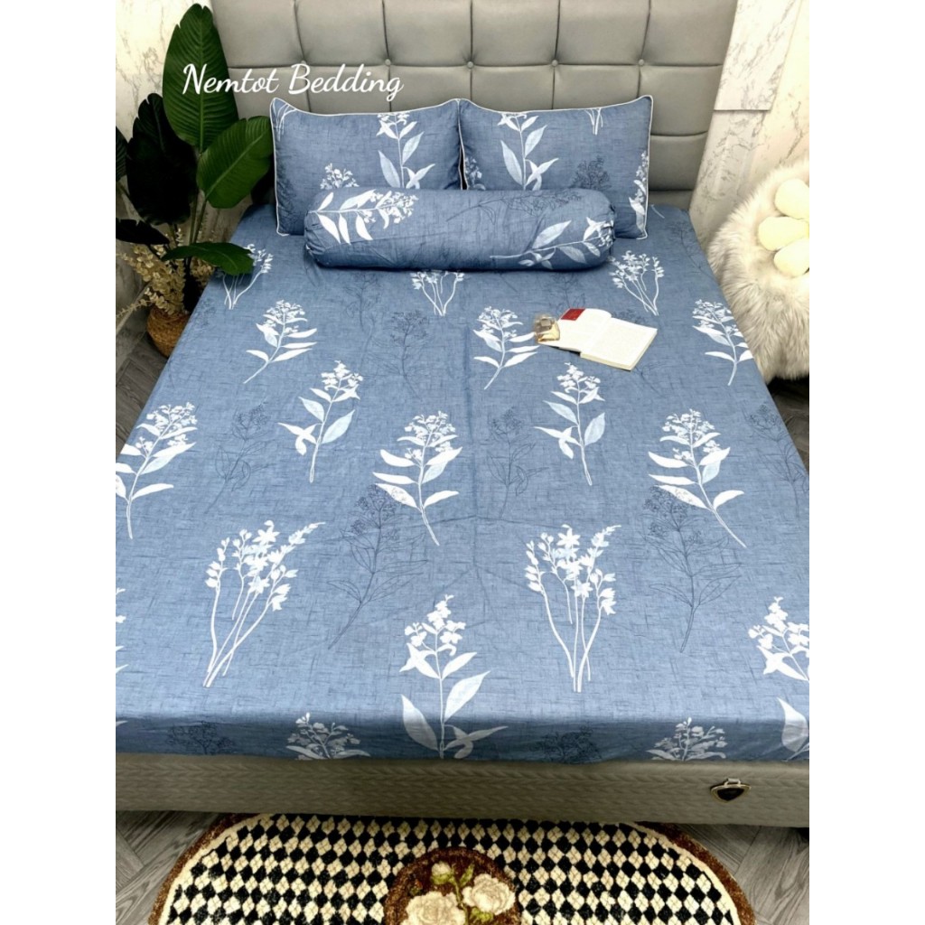❄️SIÊU PHẨM❄️ Bộ Chăn Ga Gối Lụa Tencel Cao Cấp Than Hoạt Tính Kháng Khuẩn Mềm Mịn, Thoáng Mát, Giá Sỉ_Nemtot Bedding