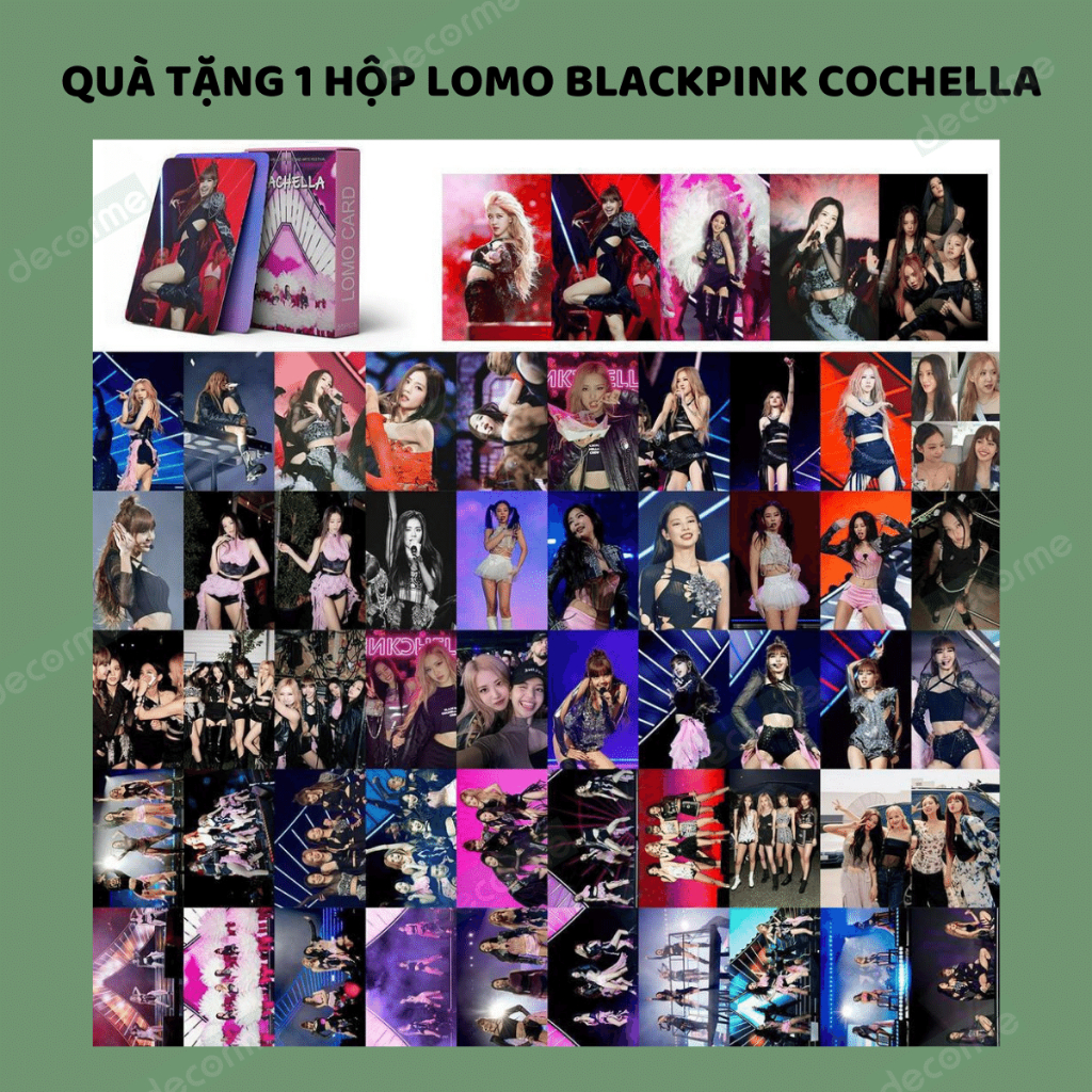 Quạt Blackpink LED Decorme quà tặng Quạt Phát Sáng Chạy Chữ cổ vũ ROSE - LISA - JISOO - JENNIE kèm sẵn pin