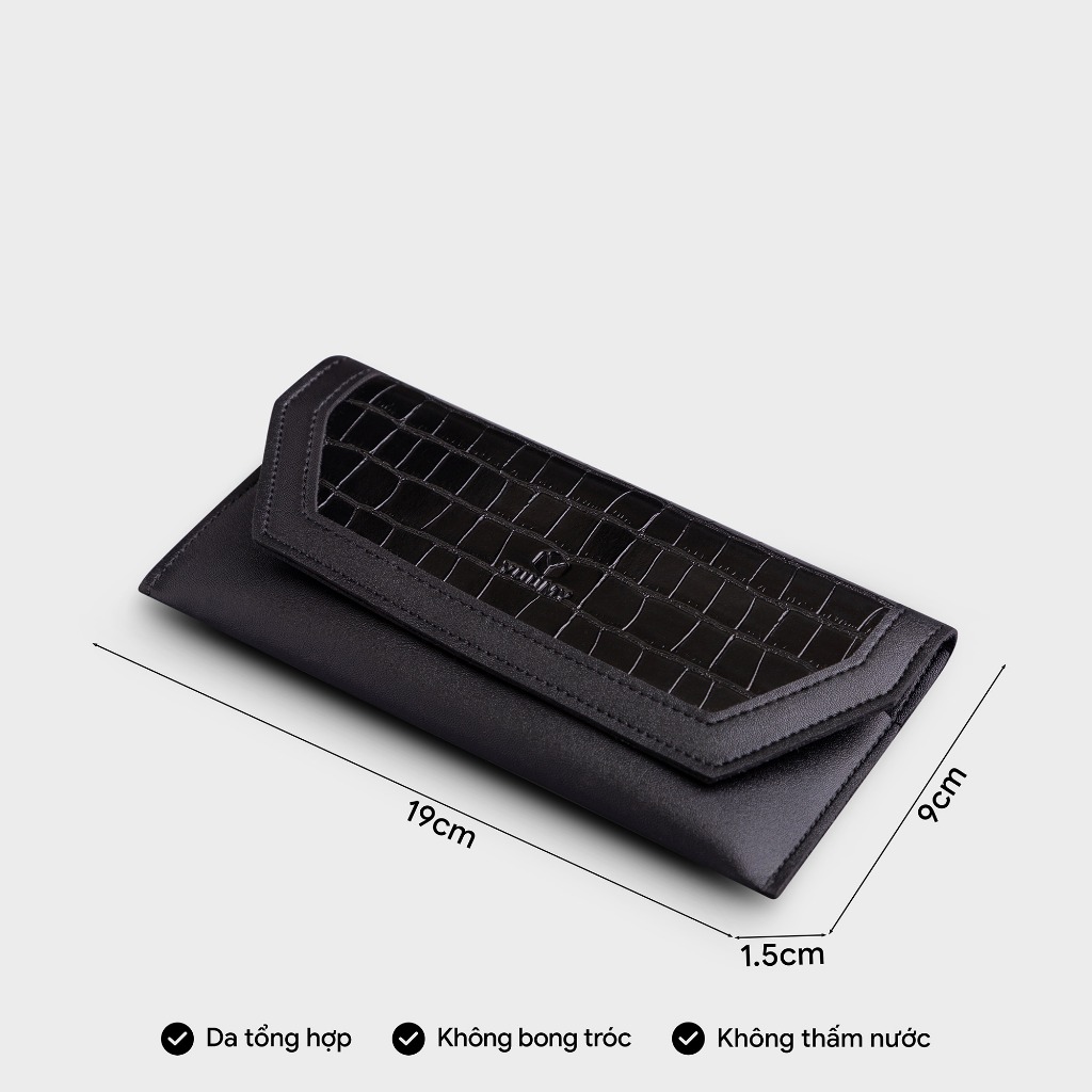 Ví da nữ dáng dài siêu mỏng YUUMY Seasand YV91