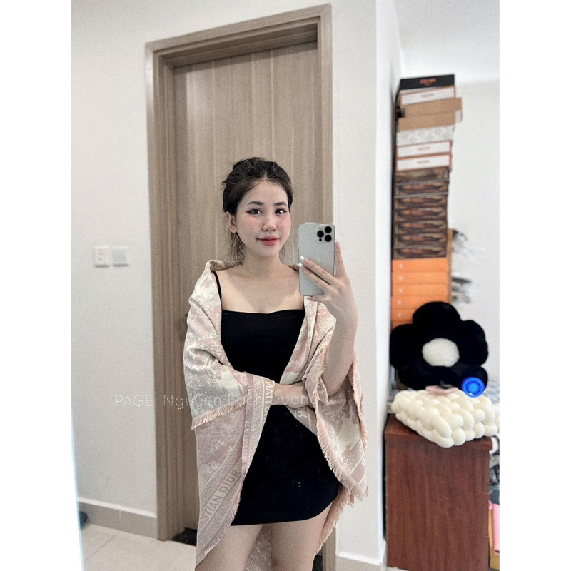 Khăn Choàng Dir Hồng QC