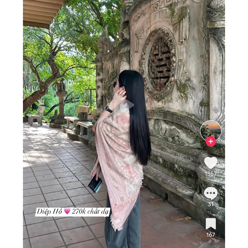 Khăn Choàng Dir Hồng QC