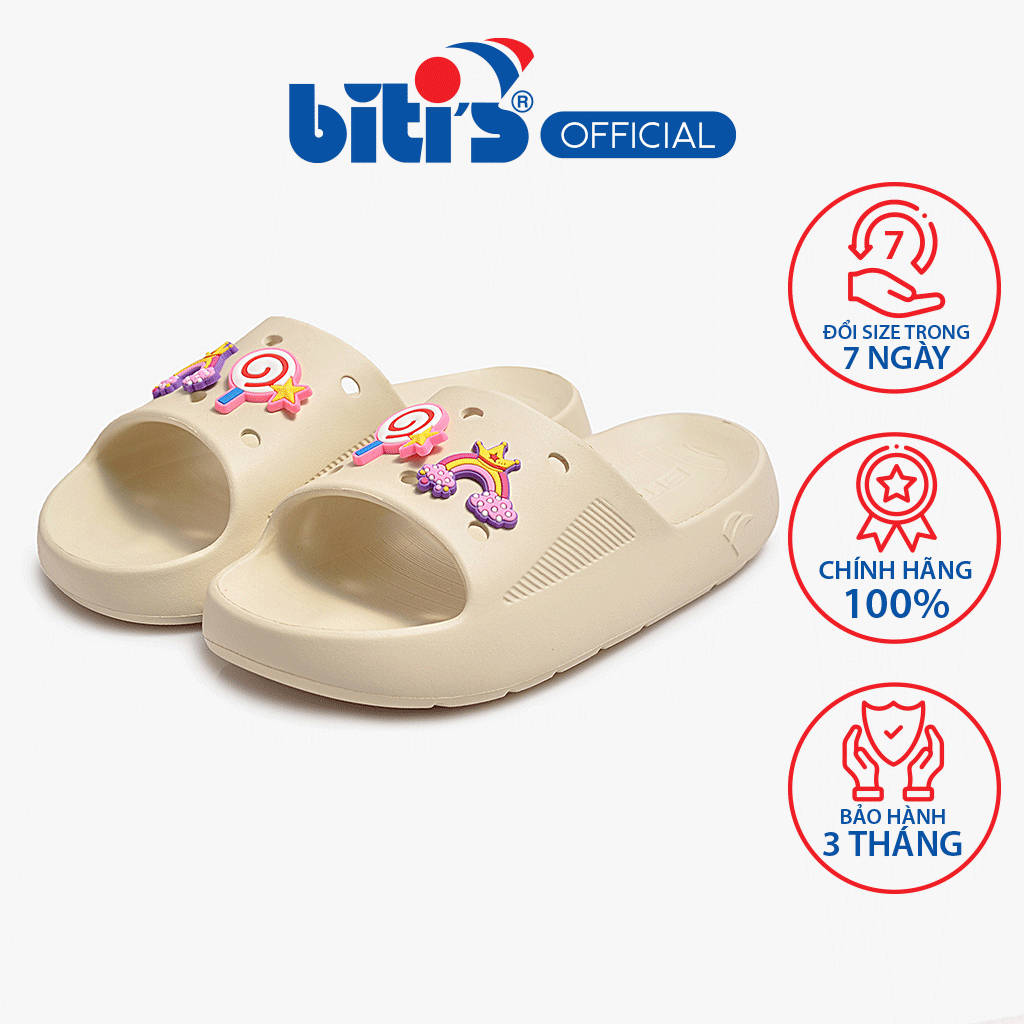 Dép Eva Phun Bé Gái Biti's BEG001800KEM