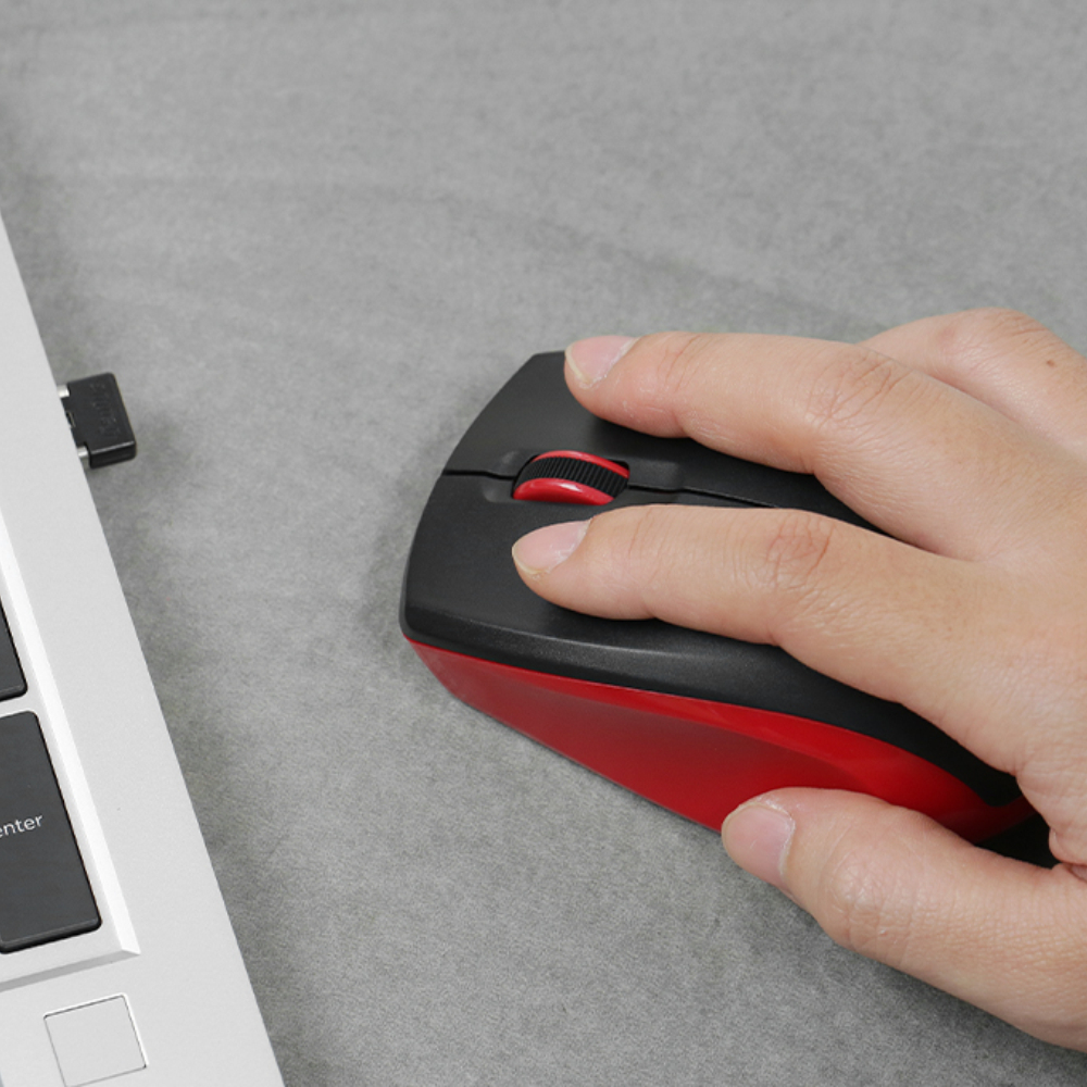 Chuột Không Dây Silent Wireless Công Thái Học Genius NX-8006S - Hàng Chính Hãng