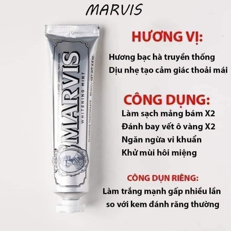 Kem đánh răng quý tộc Marvis
