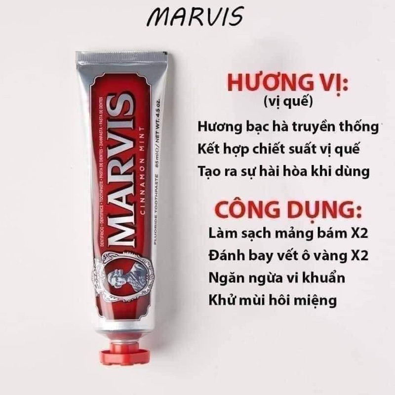 Kem đánh răng quý tộc Marvis