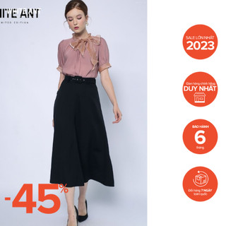Chân váy xòe vải siêu phẩm cao cấp nhập khẩu Nhật 100% nữ White Ant