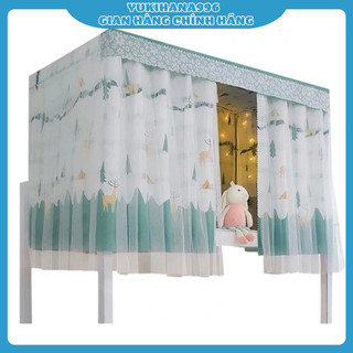 { Ảnh thật, sẵn} Rèm giường tầng ktx sinh viên hai lớp công chúa