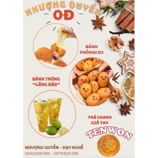 Bột bánh đồng xu,bột bánh trứng mặt cười, bột bánh trứng non hàng ngon chuỗi Tenwon