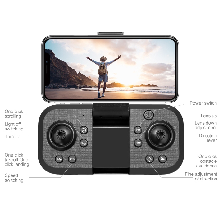 Máy bay không người lái điều khiển từ xa gấp M3,flycamtránh chướng ngại vật đa hướng,camera 4K ESC 3,di chuột dòng quang
