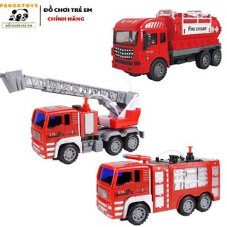 Đồ chơi xe điều khiển xe cứu hỏa, xe bồn điều khiển 4 chiều cho bé
