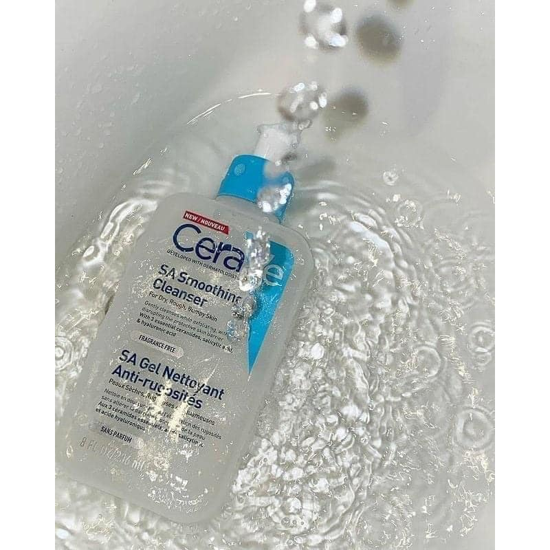Sửa Rửa Mặt Làm Sạch Dịu Nhẹ Dành Cho Da Nhạy Cảm Cerave Developed With Dermatologists Sa Smoothing Cleanser