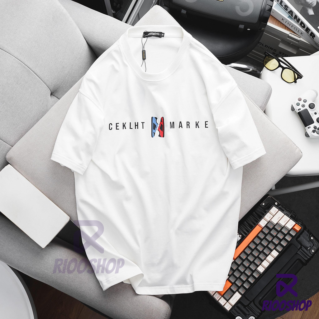 Áo thun nam nữ tay lỡ, áo phông form rộng thiết kế đơn giản trắng, đen, oversize RIOOSHOP RTO012