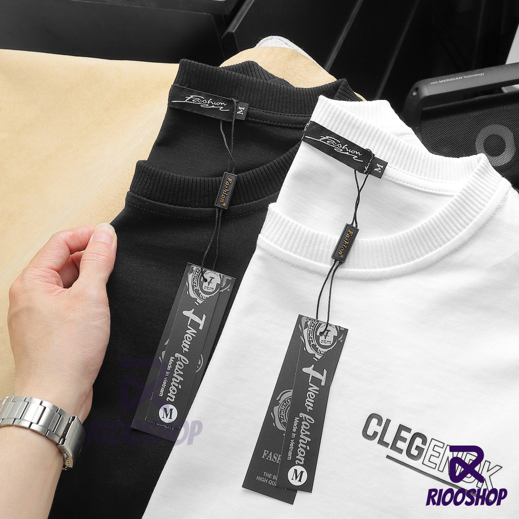 Áo thun nam nữ tay lỡ, áo thun oversize, form rộng trắng đen thiết kế cao cấp, chất lượng RIOOSHOP RTO013