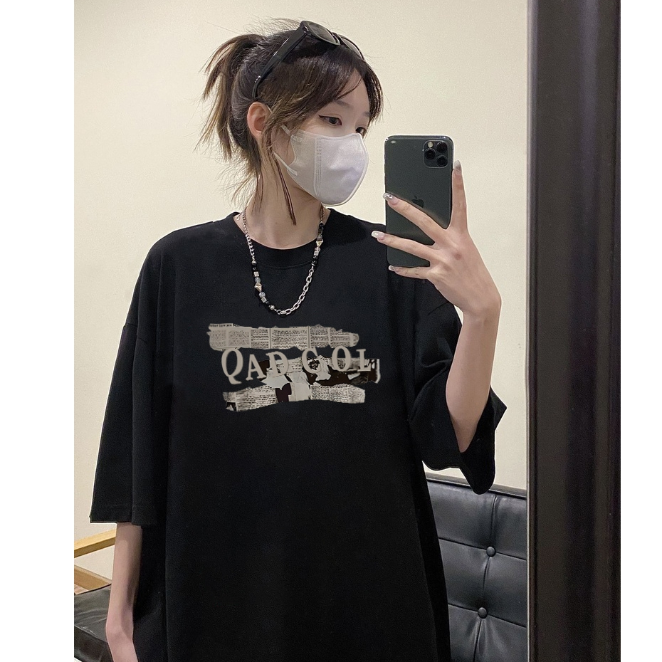 Focus local brand vintage giấy báo nâu xám áo phông hình cổ tròn bigsize áo thun chất unisex levents 100%cotton