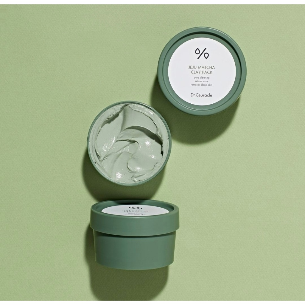 Mặt nạ đất sét matcha hút dầu DR.CEURACLE JEJU MATCHA CLAY PACK