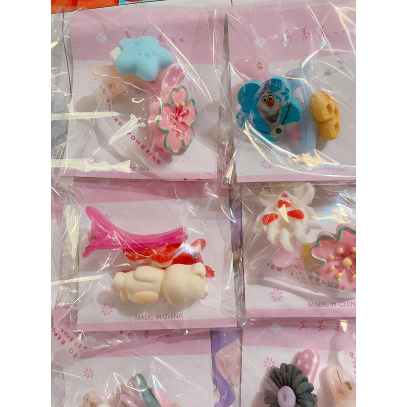 Vỉ 20 bộ cặp tóc xinh xắn đáng yêu cho bé