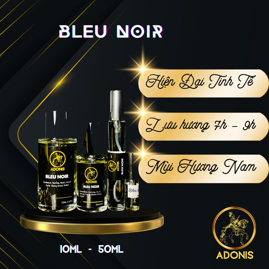 Nước hoa Adonis Bleu Noir – Hiện đại và táo bạo